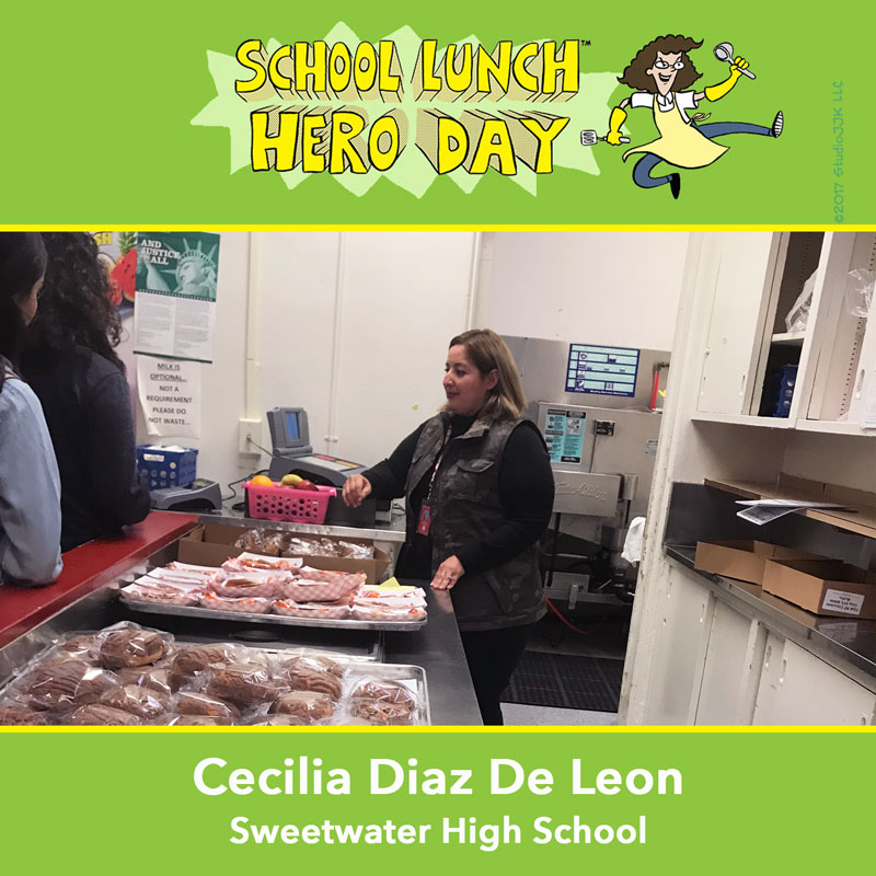 Cecilia Diaz De Leon School Lunch Hero